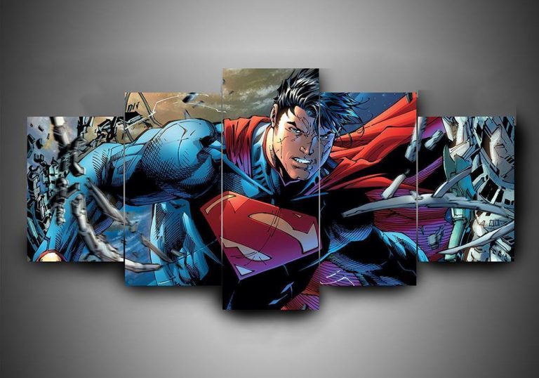 Superman Dc Panel Canvas Art Wall Decor Canvas Storm