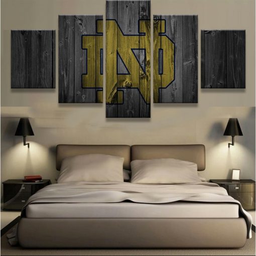 Notre Dame Fighting Irish - Sport 5 Panel Canvas Art Wall Decor