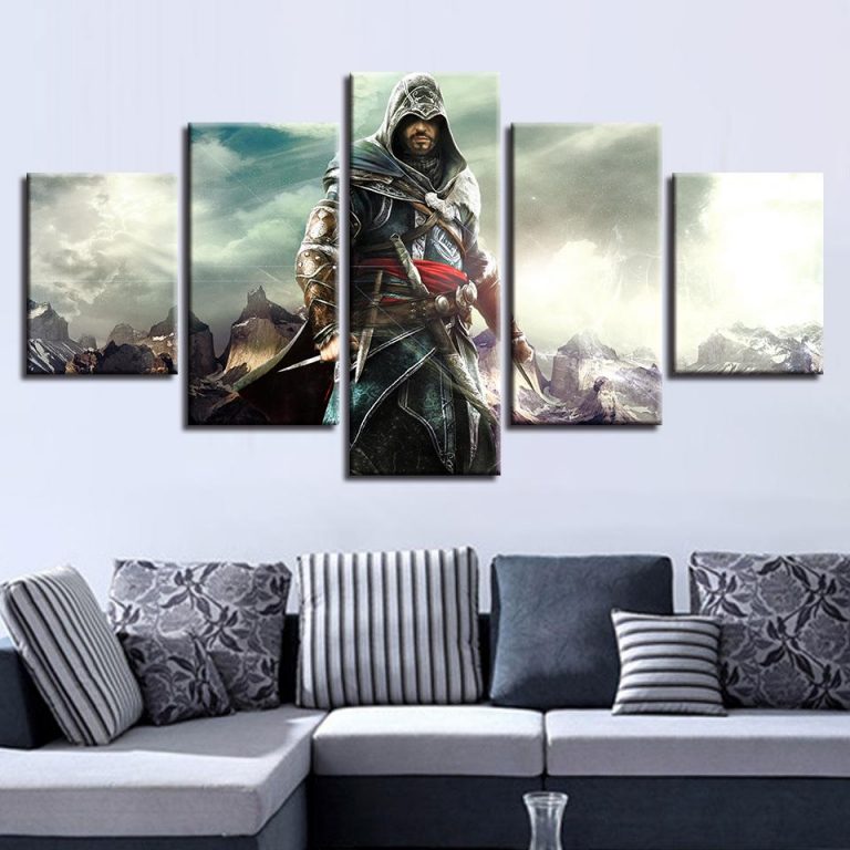 Assassins Creed – Movie 5 Panel Canvas Art Wall Decor – Canvas Storm