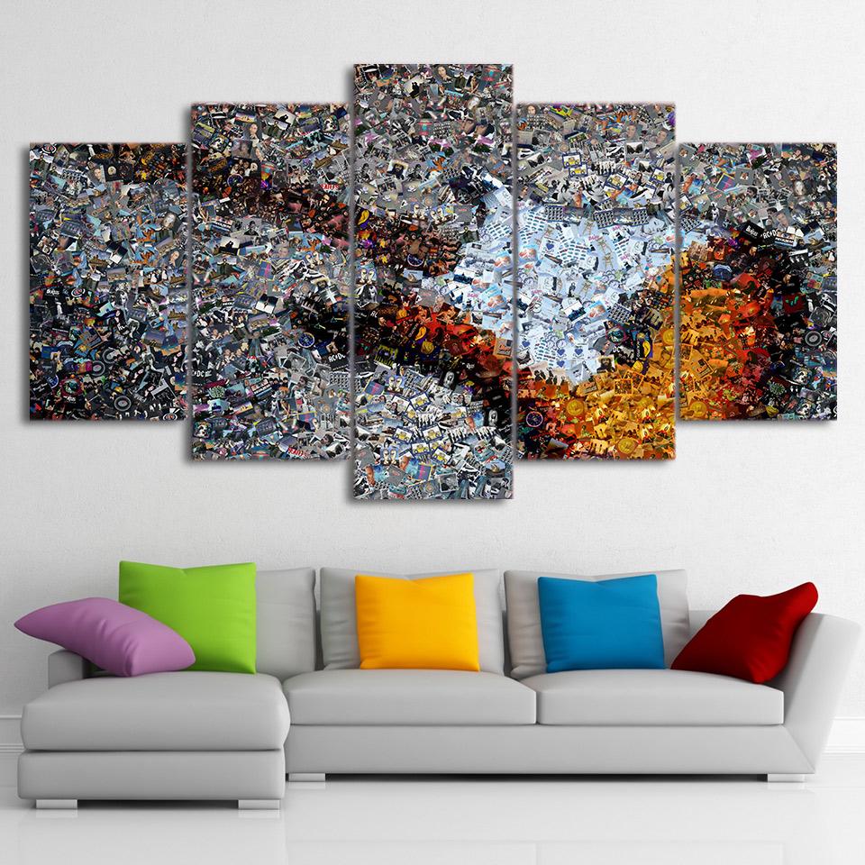 Special Guitar – Music 5 Panel Canvas Art Wall Decor – Canvas Storm