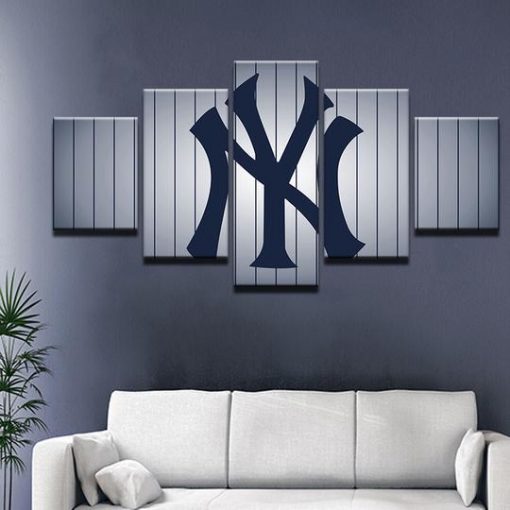 New York Yankees – Sport 5 Panel Canvas Art Wall Decor – Canvas Storm