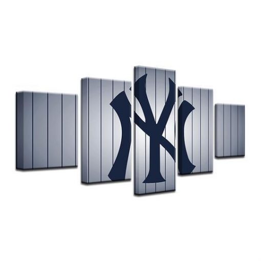 New York Yankees – Sport 5 Panel Canvas Art Wall Decor – Canvas Storm