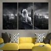 23087-NF Pokemon Absol Black And White Anime 3 Pieces - 3 Panel Canvas Art Wall Decor