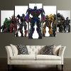 22423-NF Transformers Characters Team Movie - 5 Panel Canvas Art Wall Decor