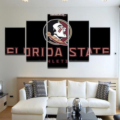 22537-NF Florida State Seminoles 2 Sport - 5 Panel Canvas Art Wall Decor