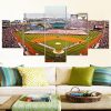 22632-NF Los Angeles Angels Stadium Baseball - 5 Panel Canvas Art Wall Decor