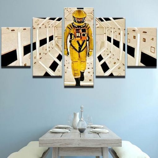 22526-NF 2001: A Space Odyssey Movie - 5 Panel Canvas Art Wall Decor