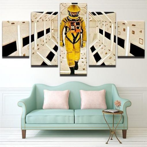 22526-NF 2001: A Space Odyssey Movie - 5 Panel Canvas Art Wall Decor