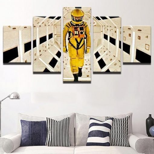 22526-NF 2001: A Space Odyssey Movie - 5 Panel Canvas Art Wall Decor