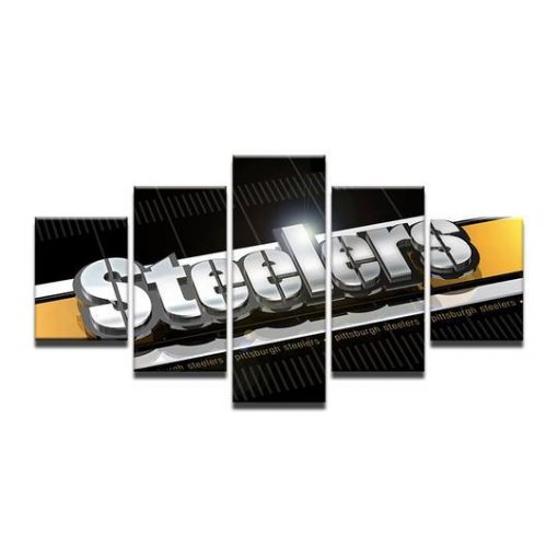 23148-NF Pittsburgh Steelers 7 Sport - 5 Panel Canvas Art Wall Decor