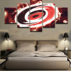 22640-NF Carolina Hurricanes Hockey 1 Sport - 5 Panel Canvas Art Wall Decor