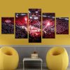 22534-NF Toronto Raptors Stadium Sport - 5 Panel Canvas Art Wall Decor