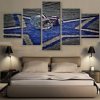 22473-NF Dallas Cowboys 8 Sport - 5 Panel Canvas Art Wall Decor
