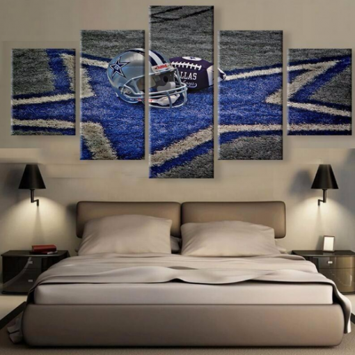 22473-NF Dallas Cowboys 8 Sport - 5 Panel Canvas Art Wall Decor