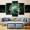 22824-NF Michigan State Spartans Sport - 5 Panel Canvas Art Wall Decor