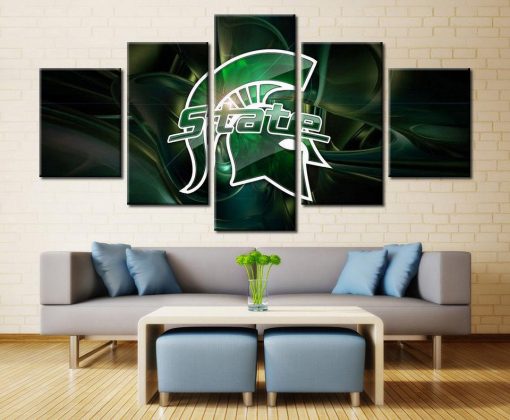 22824-NF Michigan State Spartans Sport - 5 Panel Canvas Art Wall Decor