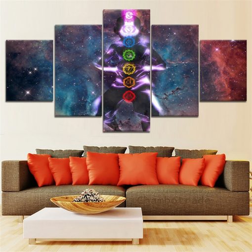 23092-NF Avatar The Last Airbender Aang Poster Movie - 5 Panel Canvas Art Wall Decor