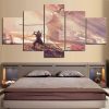 23111-NF Ninja Wolf Sekiro Shadows Die Twice Gaming - 5 Panel Canvas Art Wall Decor