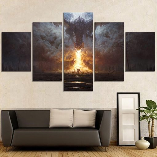 22421-NF Game Of Thrones 19 Movie - 5 Panel Canvas Art Wall Decor