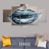 23211-NF Sexy Abstract Lips Beauty - 5 Panel Canvas Art Wall Decor