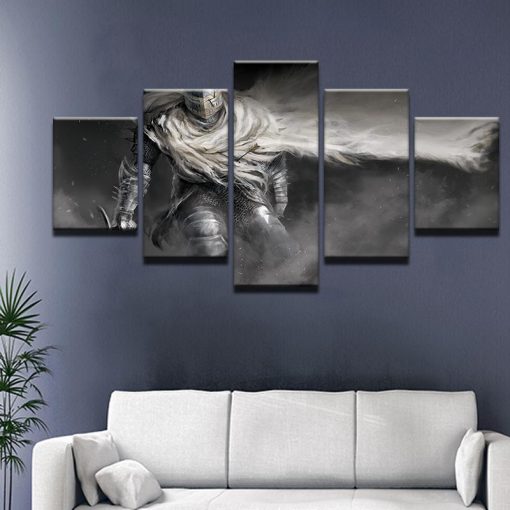 23206-NF Dark Souls Cuadros Gaming - 5 Panel Canvas Art Wall Decor