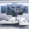 23199-NF Mercedes GTR Car - 5 Panel Canvas Art Wall Decor