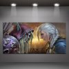 23178-NF World Of Warcraft Sylvanas Windrunner Jaina Proudmoore Gaming 1 Piece - 5 Panel Canvas Art Wall Decor