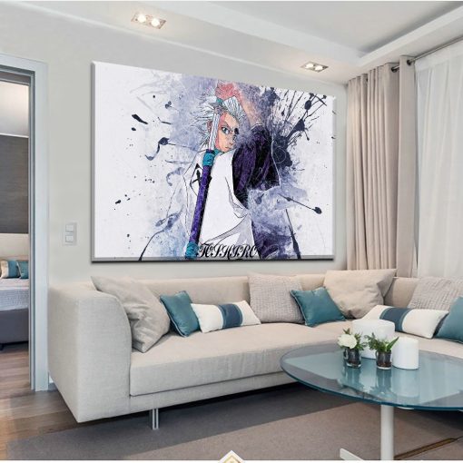 23171-NF Bleach Toshiro Hitsugaya Poster 1 Anime 1 Piece - 1 Panel Canvas Art Wall Decor