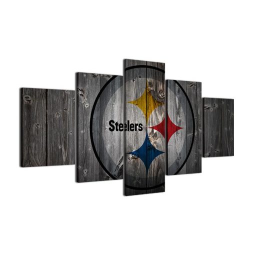 22542-NF Pittsburgh Steelers 4 Sport - 5 Panel Canvas Art Wall Decor