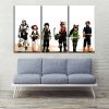 22834-NF My Hero Academia Characters 3 Anime 3 Pieces - 3 Panel Canvas Art Wall Decor