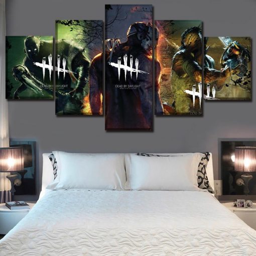 22658-NF Dead By Daylight Gaming - 5 Panel Canvas Art Wall Decor