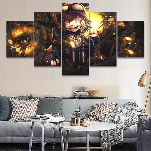 23090-NF Youjo Senki Tanya Degurechaff Anime - 5 Panel Canvas Art Wall Decor