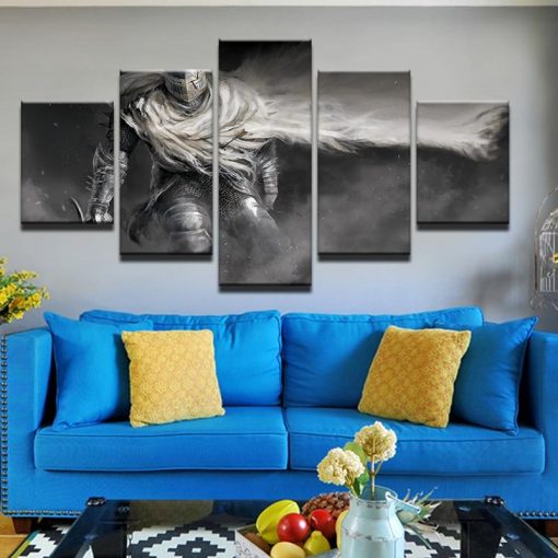 23206-NF Dark Souls Cuadros Gaming - 5 Panel Canvas Art Wall Decor