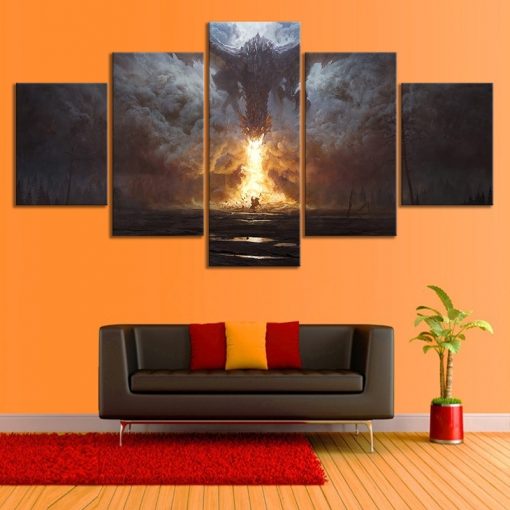 22421-NF Game Of Thrones 19 Movie - 5 Panel Canvas Art Wall Decor