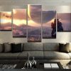23060-NF Destiny Scenic And Human Gaming - 5 Panel Canvas Art Wall Decor