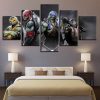 23127-NF Teenage Mutant Ninja Turtles 4 Cartoon - 5 Panel Canvas Art Wall Decor