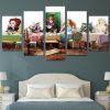 23046-NF Alice In Wonderland 6 Disney - 5 Panel Canvas Art Wall Decor