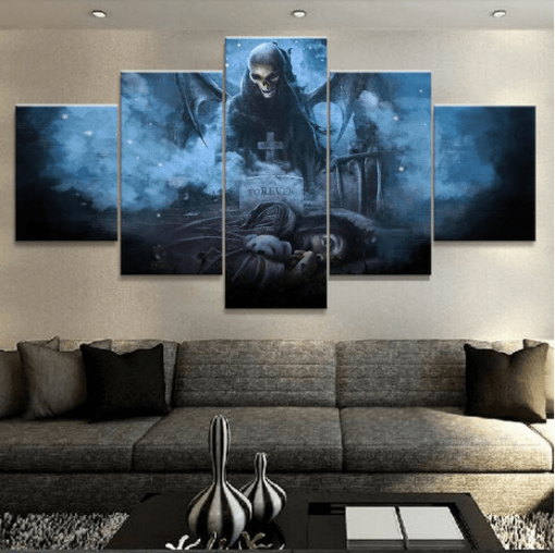 22615-NF Avenged Sevenfold Movie - 5 Panel Canvas Art Wall Decor