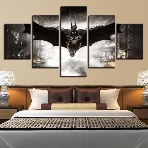 23038-NF Batman 4 DC - 5 Panel Canvas Art Wall Decor