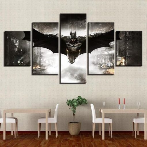 23038-NF Batman 4 DC - 5 Panel Canvas Art Wall Decor