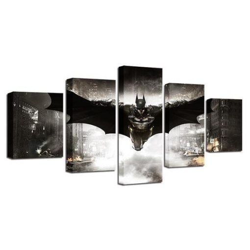 23038-NF Batman 4 DC - 5 Panel Canvas Art Wall Decor