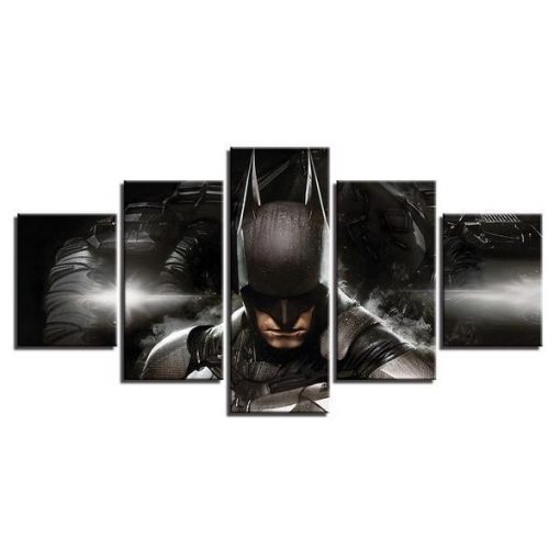 22458-NF Batman’s Face DC - 5 Panel Canvas Art Wall Decor