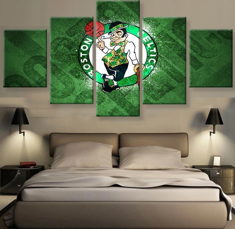 boston-celtics-team-logo-poster-2-nba-basketball-5-panel-canvas-art-wall-decor-canvas-storm