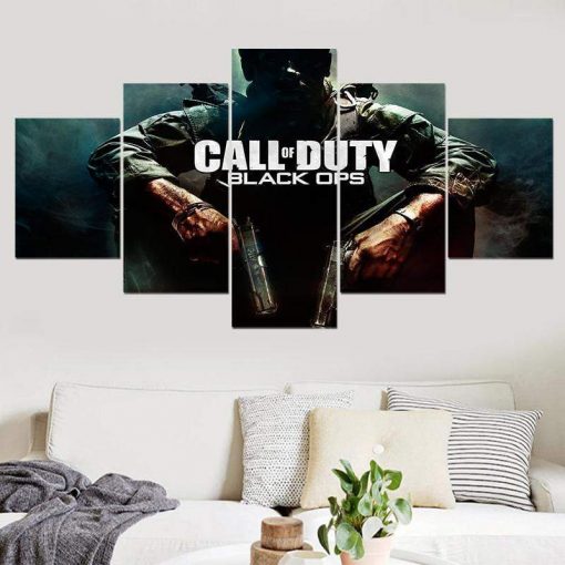 23020-NF Call Of Duty Black Ops Poster Gaming - 5 Panel Canvas Art Wall Decor