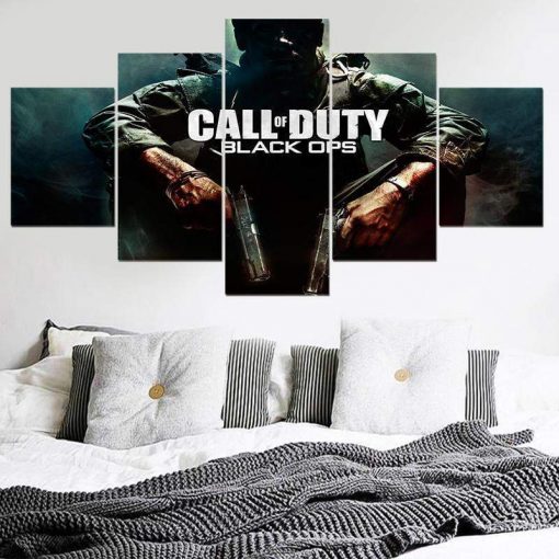 23020-NF Call Of Duty Black Ops Poster Gaming - 5 Panel Canvas Art Wall Decor