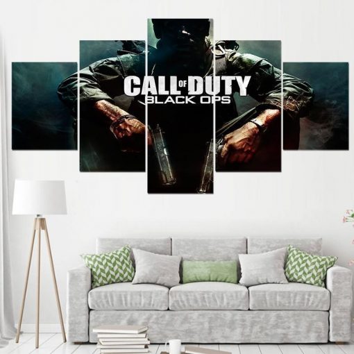 23020-NF Call Of Duty Black Ops Poster Gaming - 5 Panel Canvas Art Wall Decor