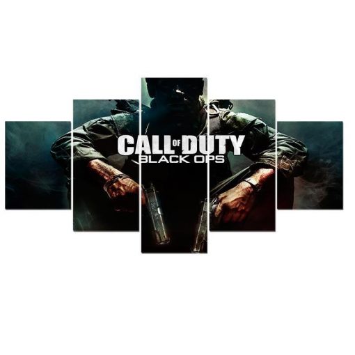 23020-NF Call Of Duty Black Ops Poster Gaming - 5 Panel Canvas Art Wall Decor