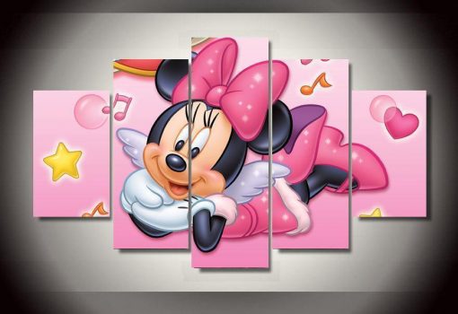 22362-NF Disney Character: Minnie Mouse Disney - 5 Panel Canvas Art Wall Decor