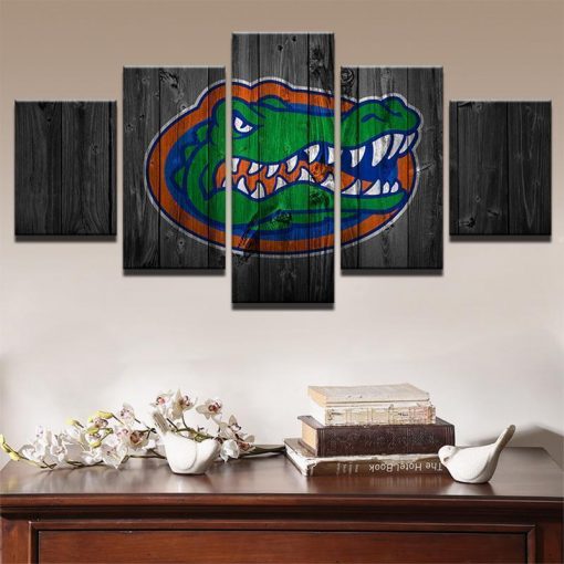 22413-NF Florida Gators College Football - 5 Panel Canvas Art Wall Decor