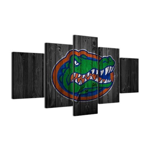 22413-NF Florida Gators College Football - 5 Panel Canvas Art Wall Decor